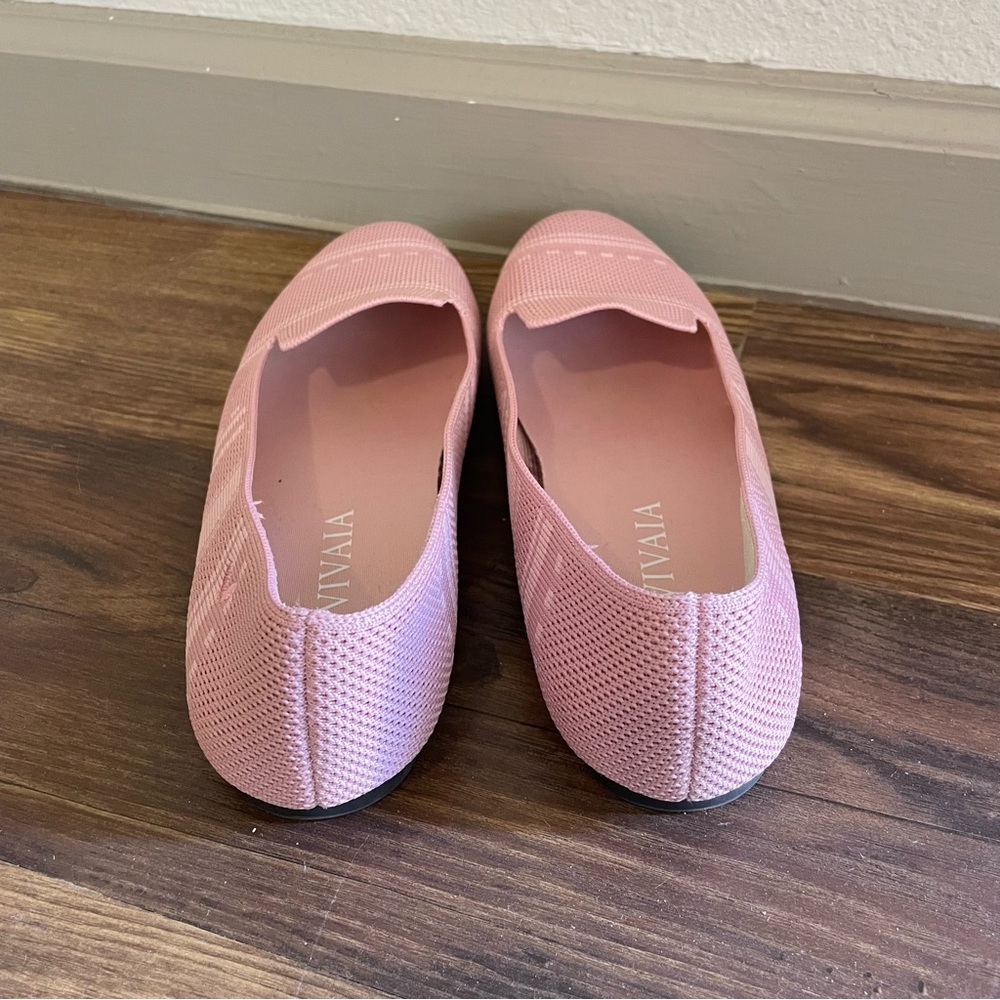 VIVAIA Pink Elly Round Toe Loafers Size 38.5 - Picture 4 of 8